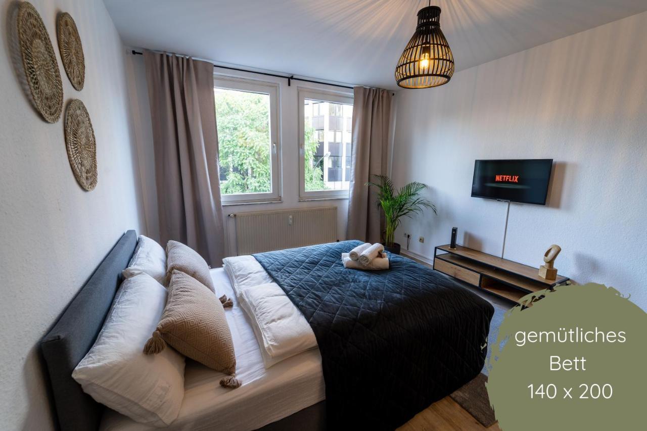 Zentral & Modern Nahe Hauptbahnhof Mit Privatparkplatz & Schnellem Wlan Appartement Essen Buitenkant foto